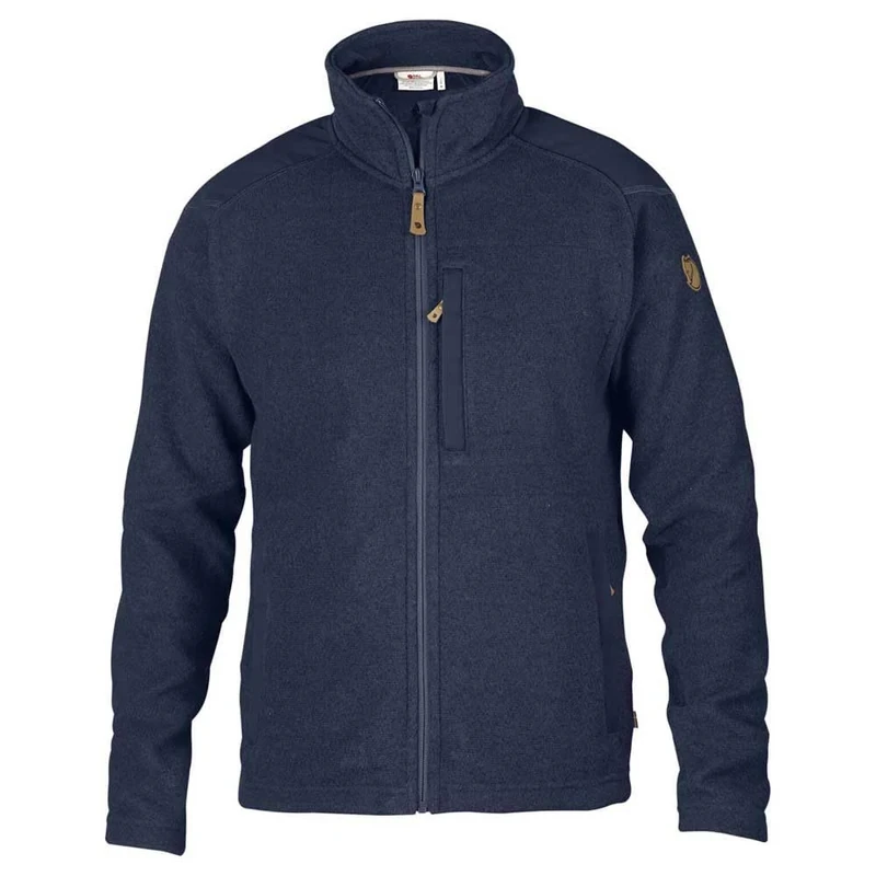 FJÃ„LLRÃ„VEN Men's Buck Fleece Jacket Men Sweatshirt, Blue, S UK