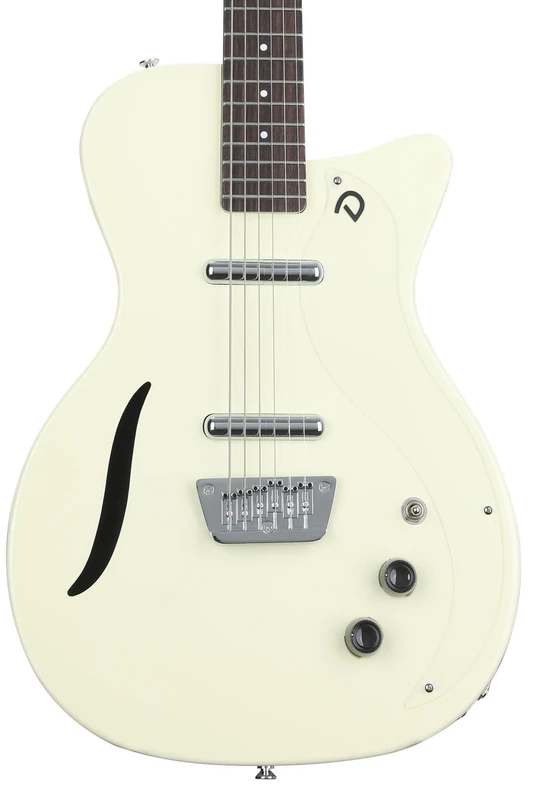 Danelectro VBARDAQU Vintage '56 Baritone Guitar Vintage - White