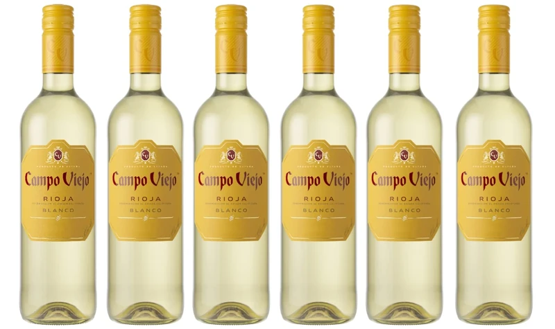 Campo Viejo Rioja Tempranillo Blanco, 75cl (Case of 6) 'Spanish Light and Fruity White Wine'
