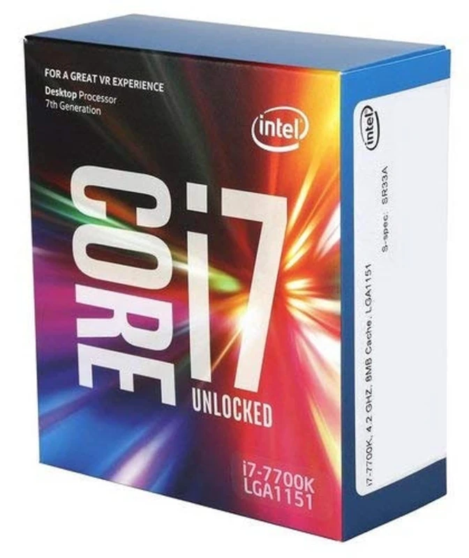 Intel Core i7-7700K Retail - (1151/Quad Core/4.20GHz/8MB/Kabylake/91W/Graphics) - BX80677I77700K