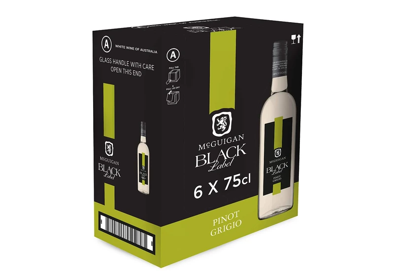 McGuigan Black Label Pinot Grigio, 75 cl (Case of 6)