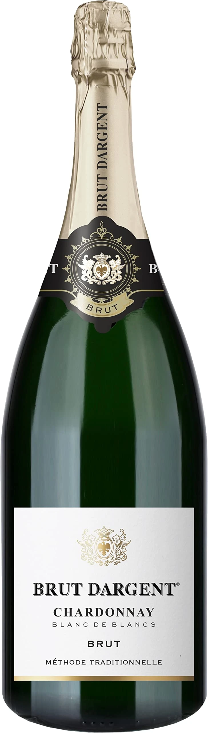Brut Dargent - Chardonnay Magnum Premium Sparkling White Wine - Traditional Method (1 x 1.5 L)