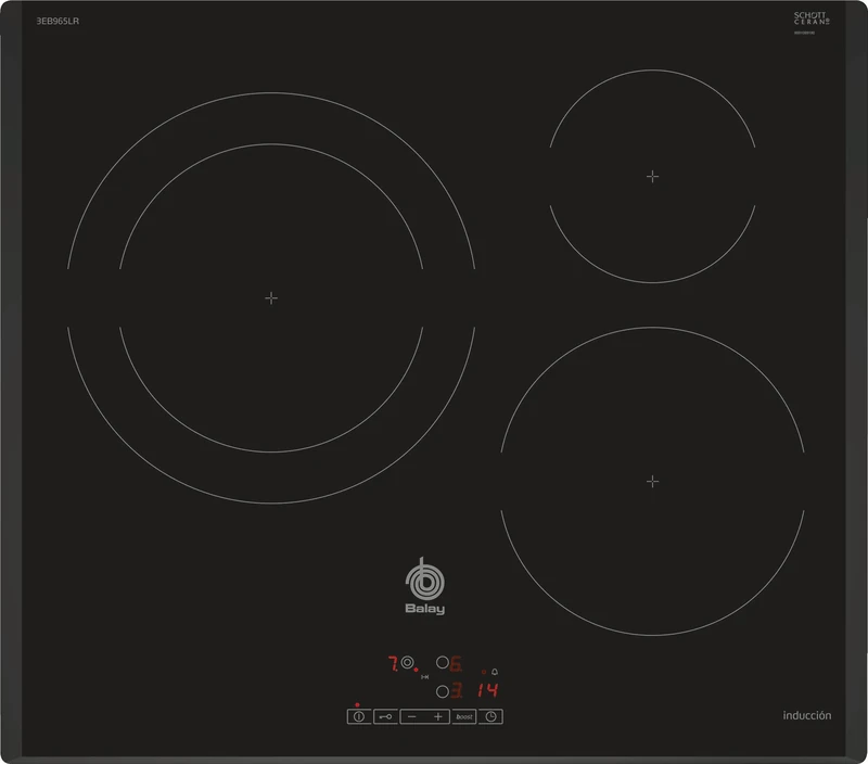 Balay 3eb965lr Built-in Induction Hob Black Hob
