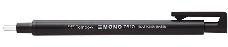 Tombow Clip Holder with Black Rubber tip Round 2.3 mm Diameter Black ( pack of 5) - Image 1