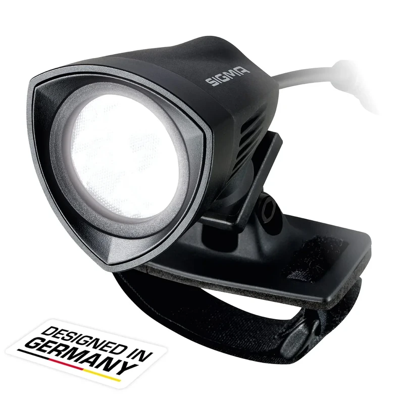 SIGMA SPORT BUSTER 2000 HL, Powerful Helmet Light, Helmet Light with 2000 Lumens, Light for Bike Helmet with 7 Mode Profiles, Secure Attachment to Bike Helmet, Colour: Black