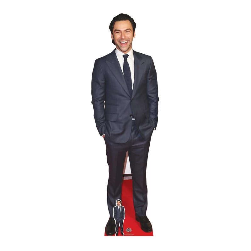 Star Cutouts Ltd Star Cutouts Aidan Turner/Poldark Life Size Cardboard Cut Out 178cm Tall, Multi-Colour, 178 x 54 x 178 cm