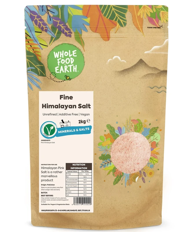 Wholefood Earth - Fine Himalayan Rose Pink Salt 2 kg