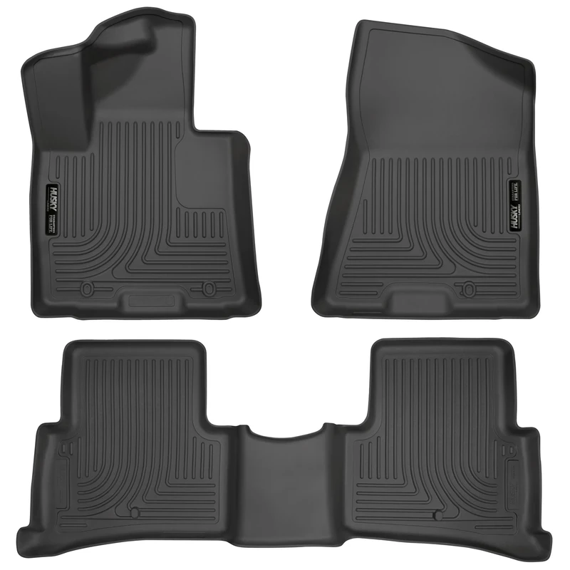 Husky Liners Fits 2017-20 Kia Sportage Weatherbeater Front & 2nd Seat Floor Mats, Black