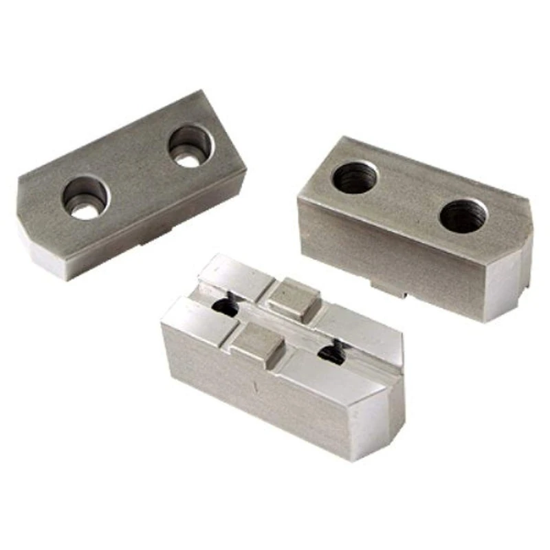 TAIKI 3900-4758 3 Piece American Standard Tongue and Groove Soft Steel Jaw Set, 8" Chuck Size