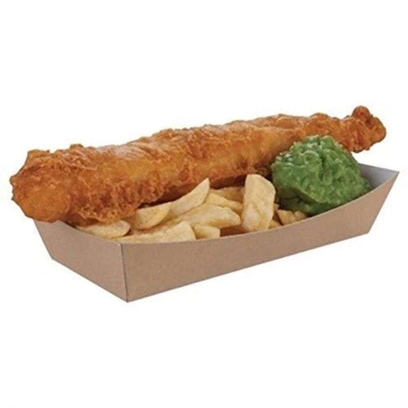 Colpac CK936 Disposable Kraft Tray, Large (Pack of 500)