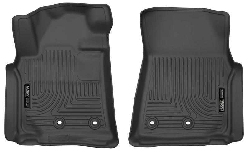 Husky Liners Weatherbeater Floor Mats | Fits 2013-2021 Toyota L& Cruiser; Lexus LX570 | Front Row, 2-pc Black - 13091