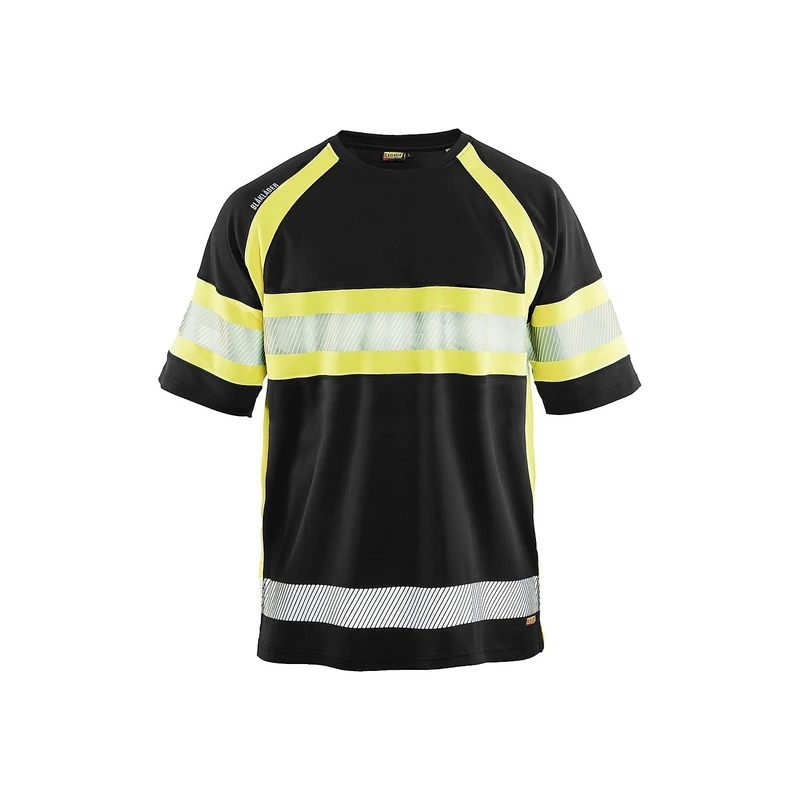 Blaklader 33371051 UV T-Shirt High Vis Black/Yellow Size L