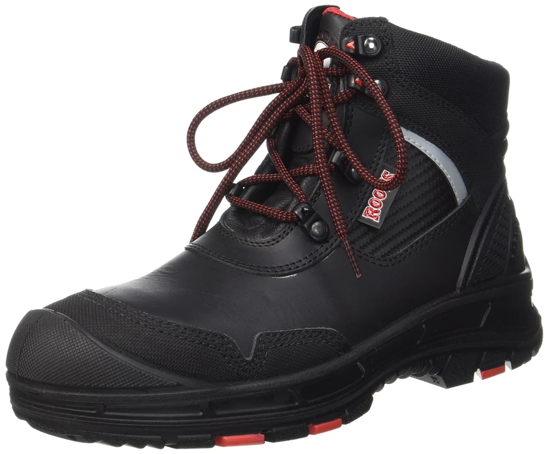 Roots Original RO60301 Mohawk Mens Safety Shoes Black Size UK 5 Euro 38 - EN safety certified - Image 1