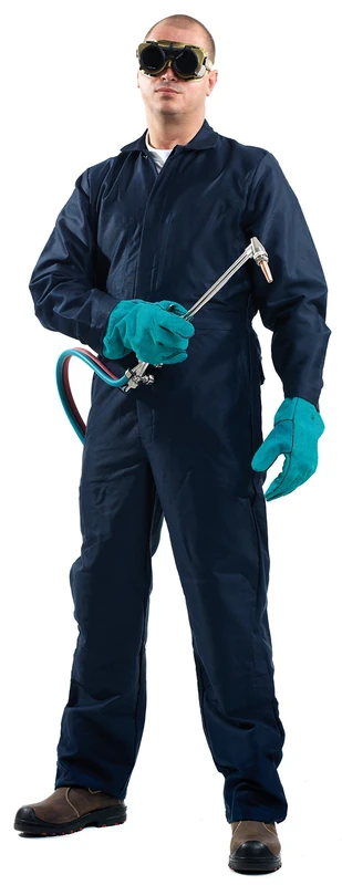 Roots Original RO13310 Arcbuster Welding Work Overalls EU Size 64 Navy