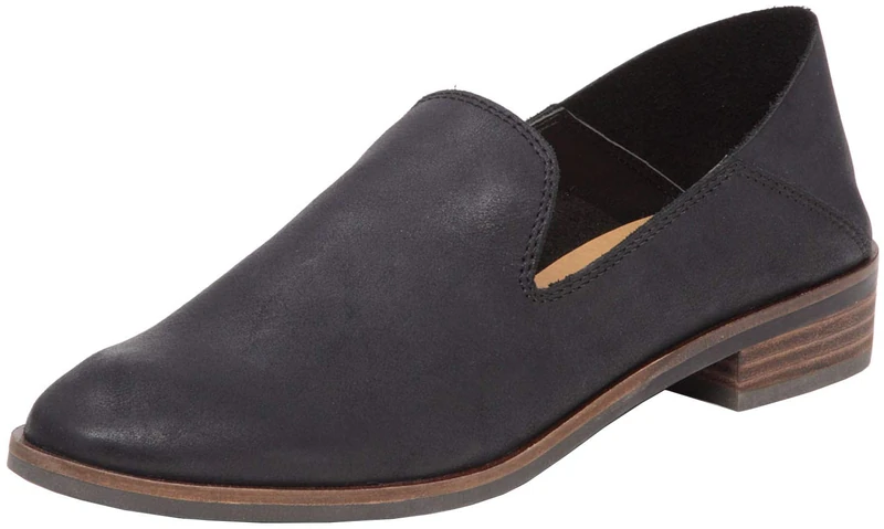 Lucky Brand Women's Cahill Loafer Flat, Black, 4 UK