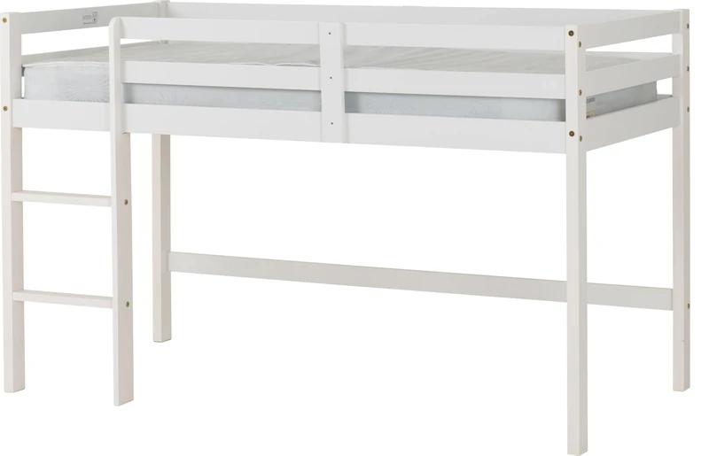 Seconique Panama Mid Sleeper, Wood, White