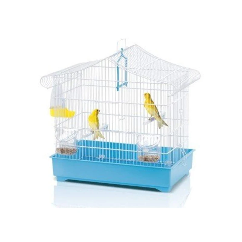 Imac 5-06063 Sonia Bird Cage, 47 x 29 x 45 cm, White and Blue