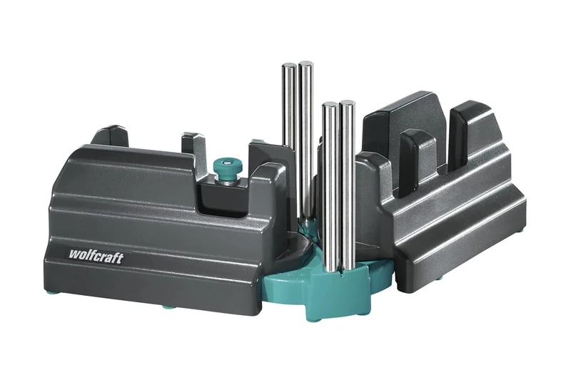 wolfcraft Bevel and Mitre Box, 100 mm I 6948200 I 2-in-1 Product for Precise baseboards with Automatic Mitre Transfer - Made in Europe