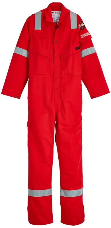 Roots Original RO13090 Flame Buster Nordic Work Overalls – 46, Red