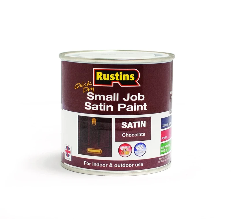 RUSTINS Small Job Satin Paint Chocolate 250ml