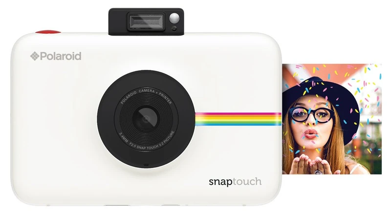 Polaroid Snap Touch Instant Print Digital Camera (White) with LCD Display and Zink Zero Ink Printing Technology - Image 1