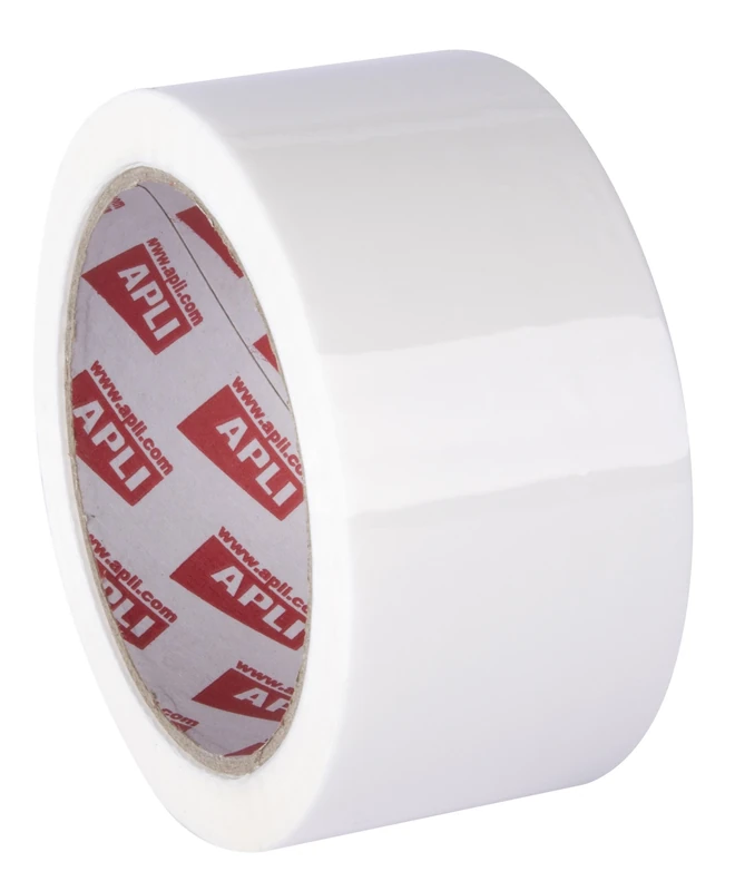 APLI 11941 – Pack of 36 Rolls of Tape, 48 mm x 66 m, 28 µm, White Acrylic