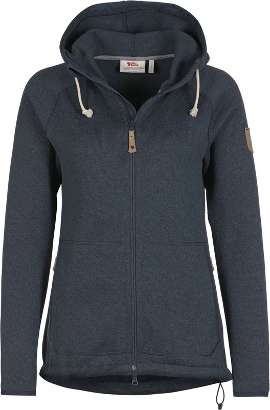 FJALLRAVEN 89516-560 Övik Fleece Hoodie W Sweatshirt Women's Navy Size XXL