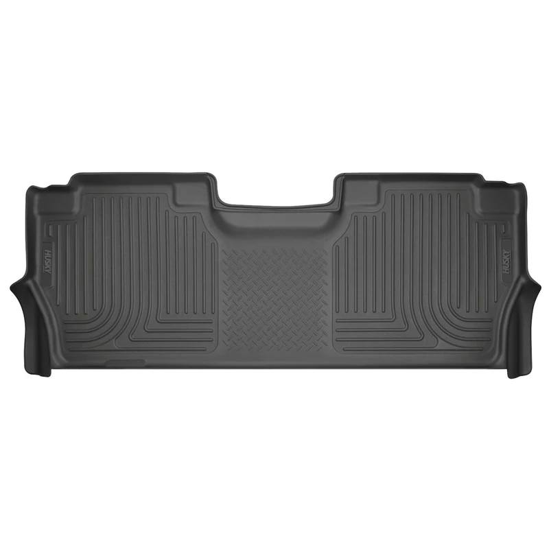 Husky Liners 14401 Fits 2017-19 Ford F-250/F-350 Crew Cab with factory storage box Weatherbeater 2nd Seat Floor Mat