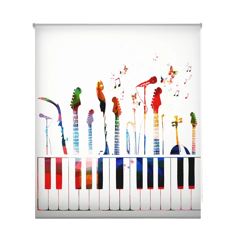 Blindecor W-J-16807 – Translucent Roller, Digital Print, 110 x 180 cm, Multi-Coloured