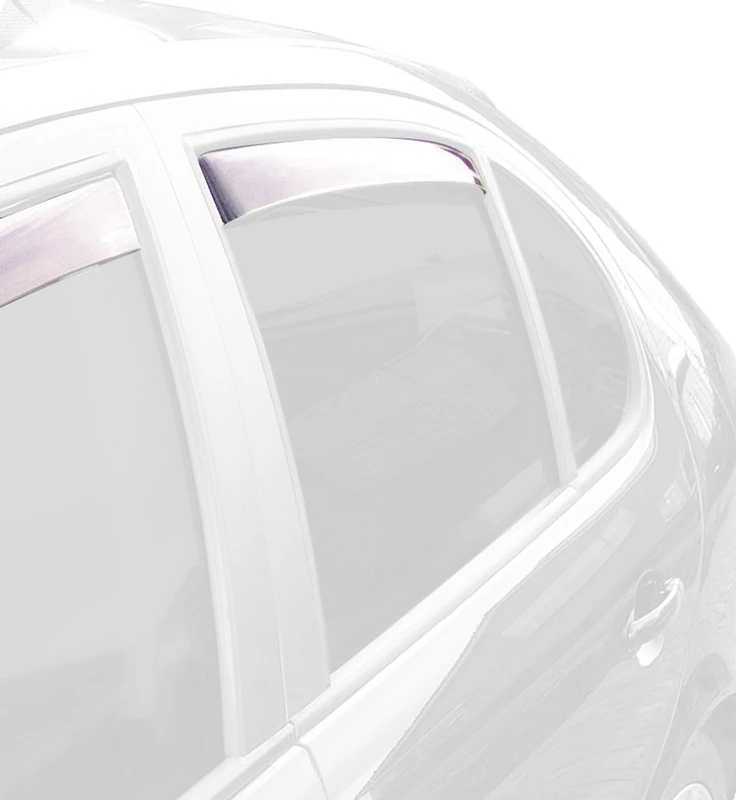 ClimAir Window Visors Master Dark (rear) compatible with Honda Jazz 5 doors 2015-2020 - Image 1