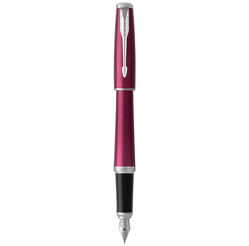 Parker Urban Fountain Pen | Vibrant Magenta | Fine Nib with Blue Ink | Gift Box - Image 1