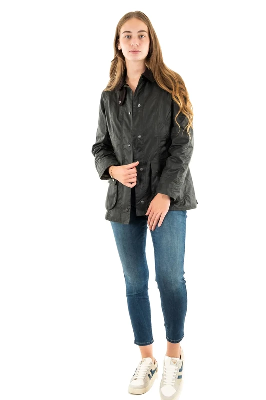 Barbour Beadnell Thornproof Wax Jacket 18 Sage