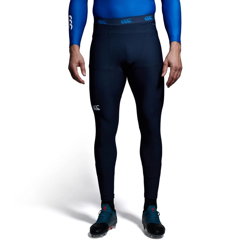 Canterbury Men's ThermoReg Compression Leggings | Thermal Baselayer | Quick Dry Leggings, Navy, 4XL