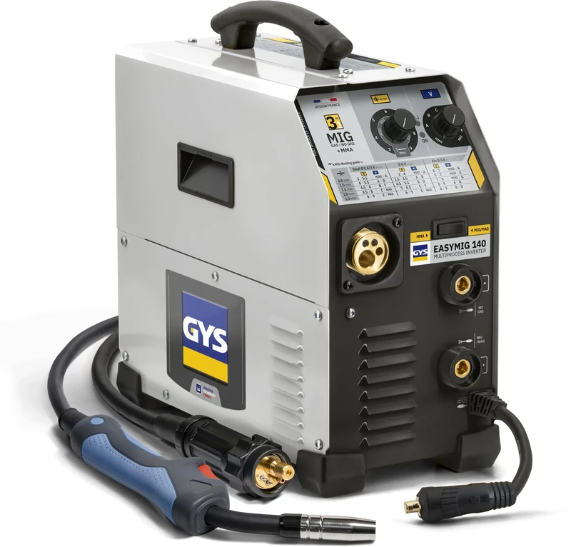 GYS 032262 Easymig Welder, Multiprocess 140 IGBT Inverter, 230 V