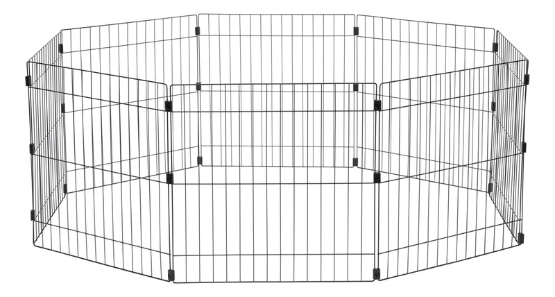 IRIS Wire Exercise Pet Pen, 24-Inch, Black