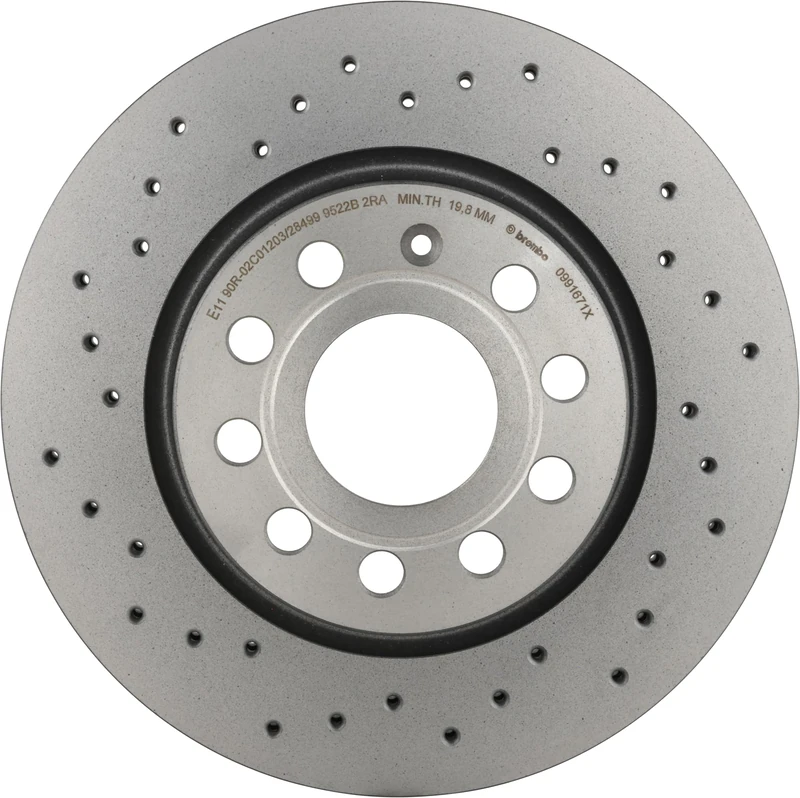 BREMBO 09.9167.1X Brake Disc Rotors