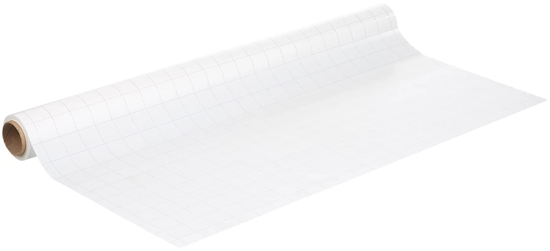 Nobo Whiteboard Sheets - Stick Anywhere for an Instant, Removable Dry Wipe Surface, 800 x 600 mm, Pack of 25, White and Grey Squared, Instant Dry Wipe Electrostatic Sheets, 1905157