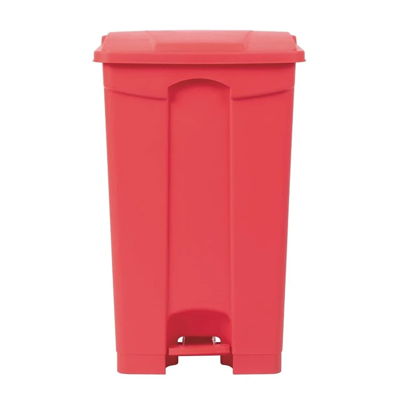 Jantex Pedal Bin Red 87Ltr - Food Waste Bin for Restaurants, Kitchen, Pubs, Catering DC712