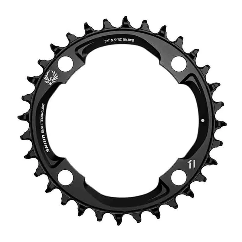 Sram Unisex X-sync Eagle Chain rings, Black, standard size UK