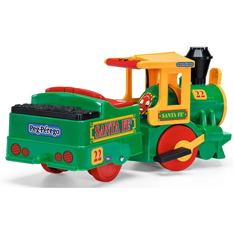 Peg Perego IGED1071 Santa Fe Train, Green & Yellow, Medium