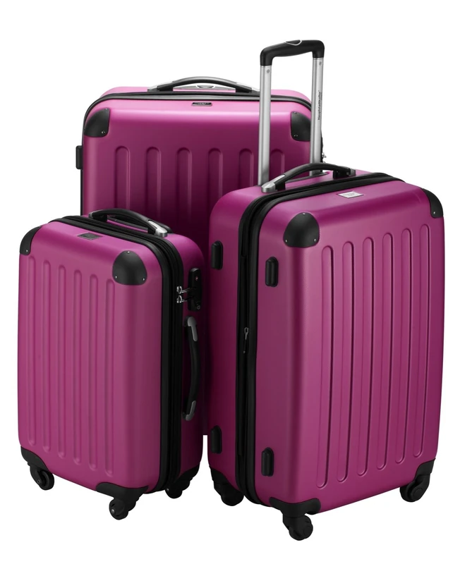 Hauptstadtkoffer Spree – Medium Hardshell Suitcase, TSA Lock, 4 Wheels, Trolley Luggage, Rolling Suitcase, Travel Case with Expandable Capacity, 65 cm, 74 Liters, Magenta