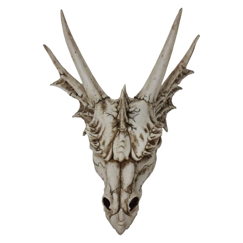 Nemesis Now The Last Dragon Skull Figurine 40cm Ivory