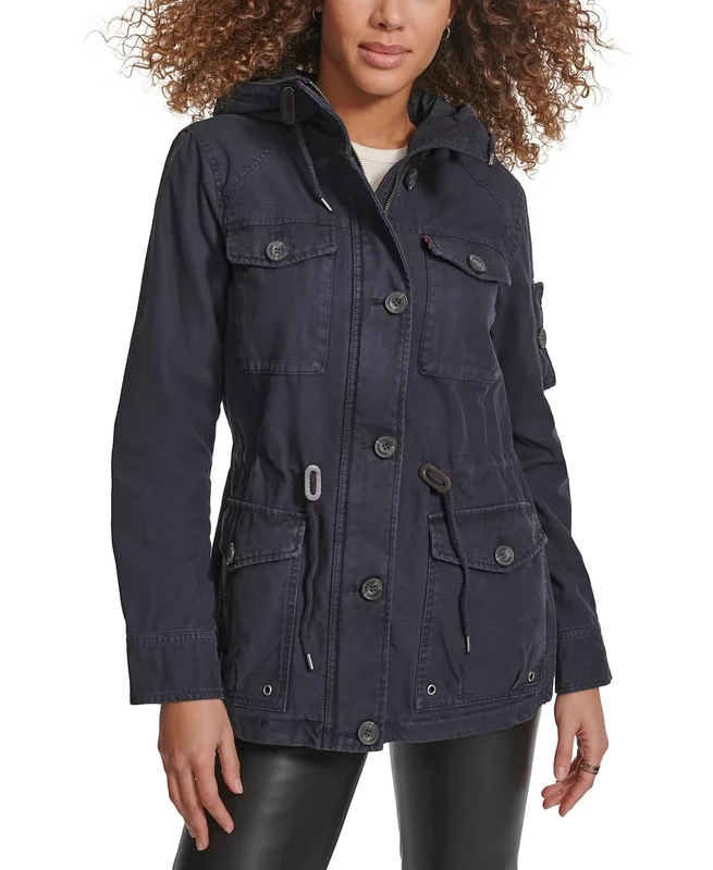 Levi's Women's Cotton Four Pocket Hooded Field Jacket