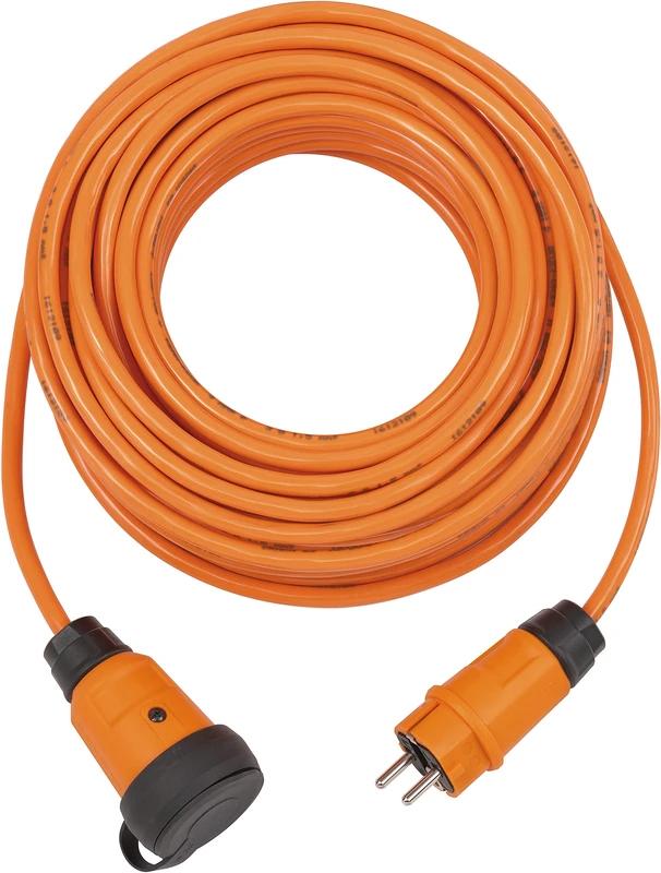 Brennenstuhl 9161250200 Strom extension cable 16A grey, Orange 25m - Image 1