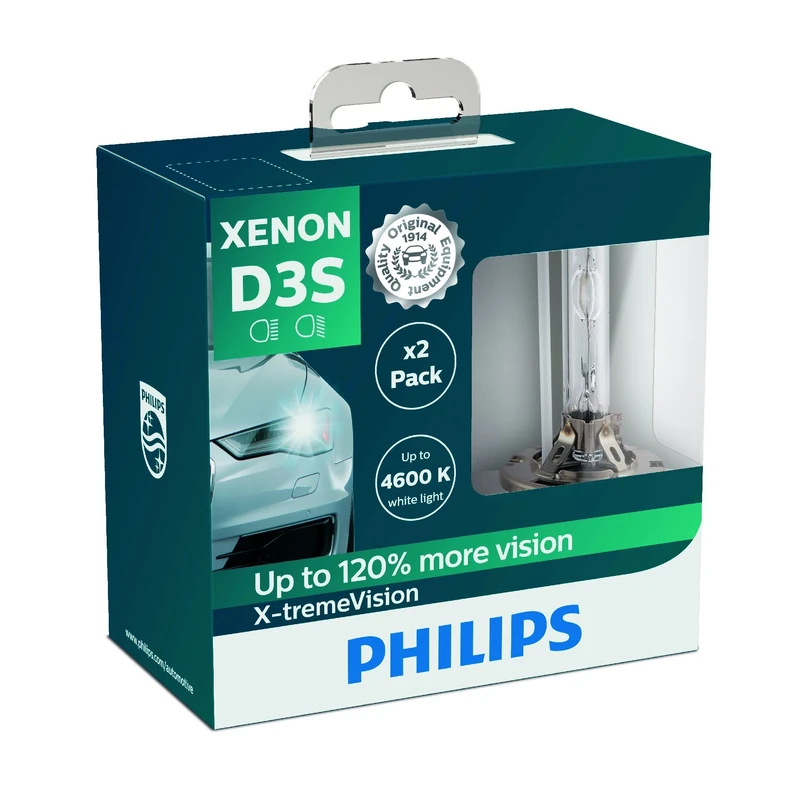 Philips X-tremeVision 42403XVS2 Xenon headlight bulb D3S, set of 2