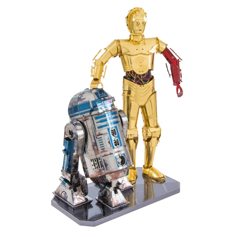 Fascinations Metal Earth Star Wars R2-D2 and C-3PO Model Kit - Image 1