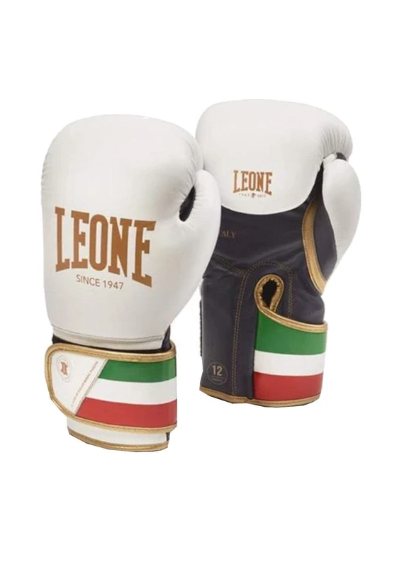 LEONE 1947, Boxing Gloves, Unisex Adult, White, 12 OZ, GN039