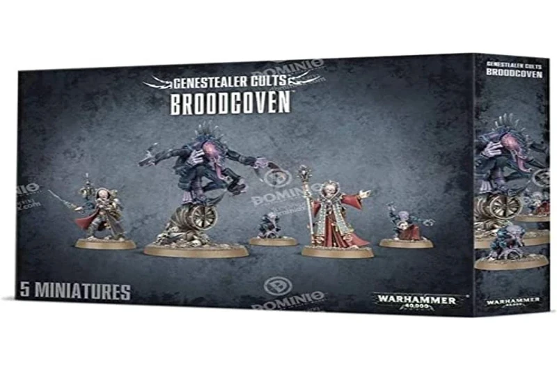Games Workshop 99120117001" Gene Stealer Cult Brood Coven Action Figure, Black