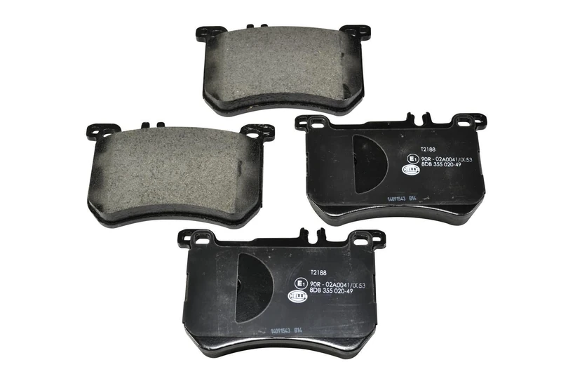 HELLA 8DB 355 020-491 Brake pad set - prepared for wear indicator - T2188 - for e.g. BRABUS / MERCEDES-BENZ