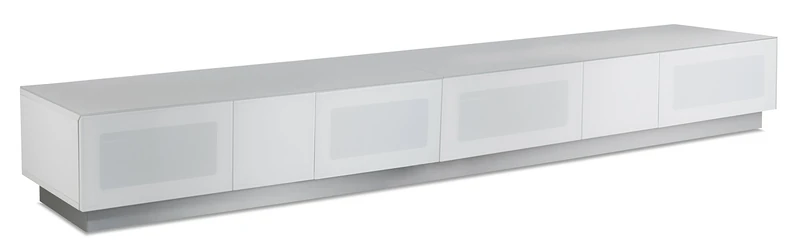 Alphason Element TV Cabinet, White, 2500mm